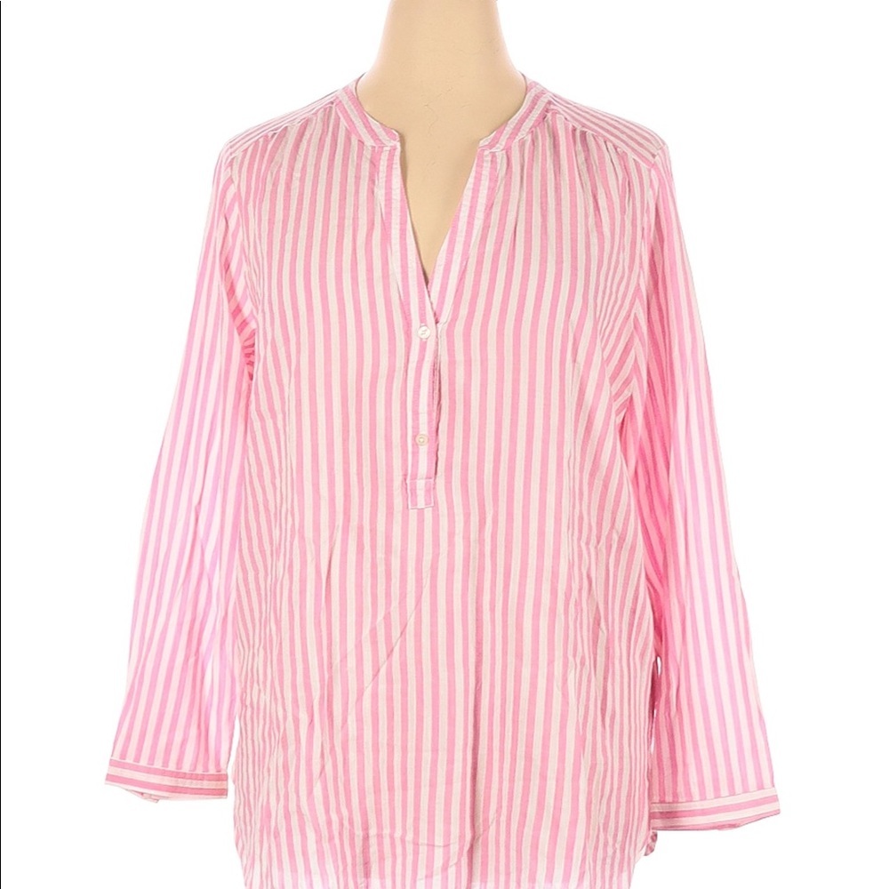 Old Navy long sleeved striped blouse,‎ size XL